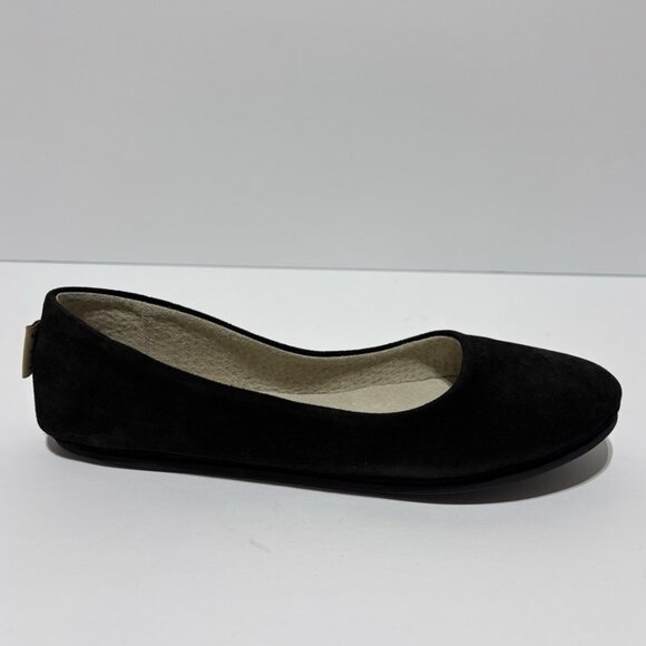 French Sole Women’s Sloop, Black Suede Slip-On Shoes, Size 8 M - Picture 1 of 6